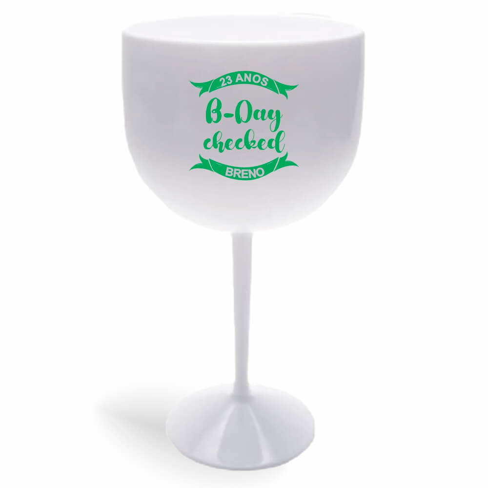 CANECA, COPOS E TAÇAS TAÇAS TAÇAS PLÁSTICAS TAÇA DE GIN 580ML IMPRESSÃO 1 COR LEITOSA BRANCA - BAUER0588