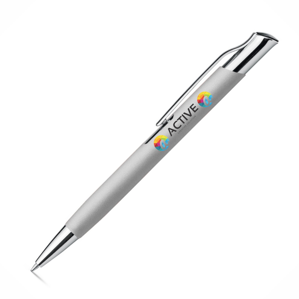 CANETAS IMPRESSÃO COLORIDA LINHA PREMIUM OLAF SOFT CROMADA SATINADA - GIFT0450