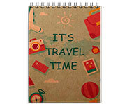 AGENDAS, CADERNOS E APOSTILAS CADERNETA CAPA MALEÁVEL WIRE O MIOLO PERSONALIZADO ABERTURA VERTICAL CAPA KRAFT 250G E MIOLO AP 75G 48 FOLHAS 150X210MM - CDKR101