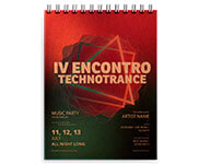AGENDAS, CADERNOS E APOSTILAS CADERNETA CAPA MALEÁVEL WIRE O MIOLO PERSONALIZADO ABERTURA VERTICAL CAPA KRAFT 250G E MIOLO AP 75G 48 FOLHAS 150X210MM - CDKR10