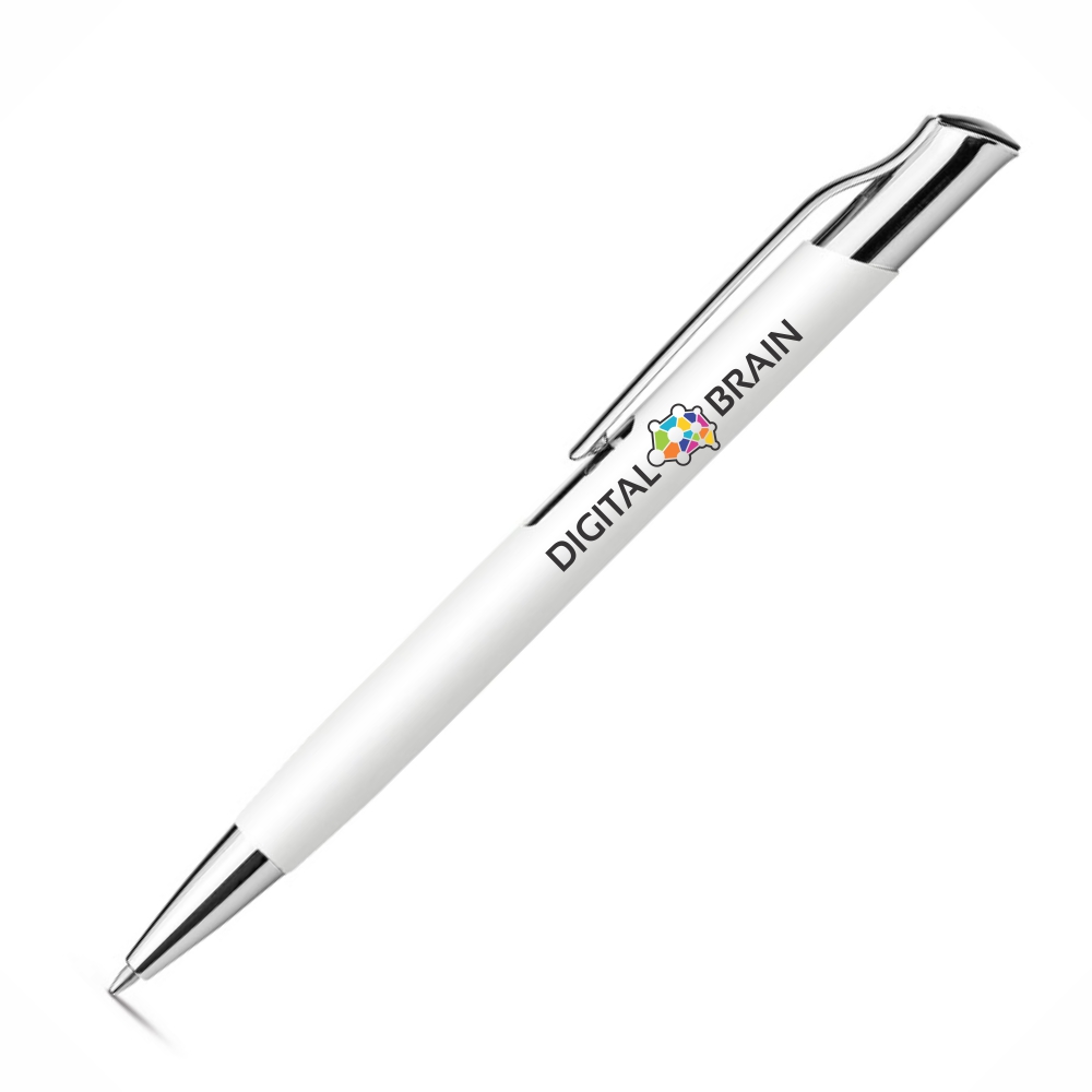 CANETAS IMPRESSÃO COLORIDA LINHA PREMIUM OLAF SOFT BRANCA - GIFT1059