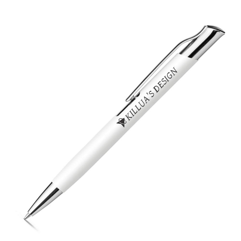 CANETAS IMPRESSÃO COLORIDA LINHA PREMIUM OLAF SOFT BRANCA - GIFT1054