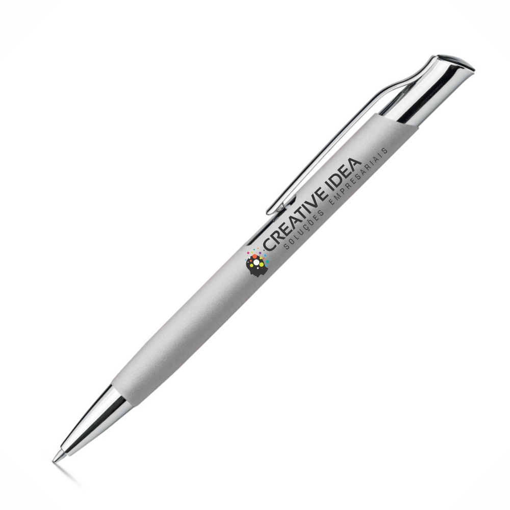 CANETAS IMPRESSÃO COLORIDA LINHA PREMIUM OLAF SOFT CROMADA SATINADA - GIFT0067