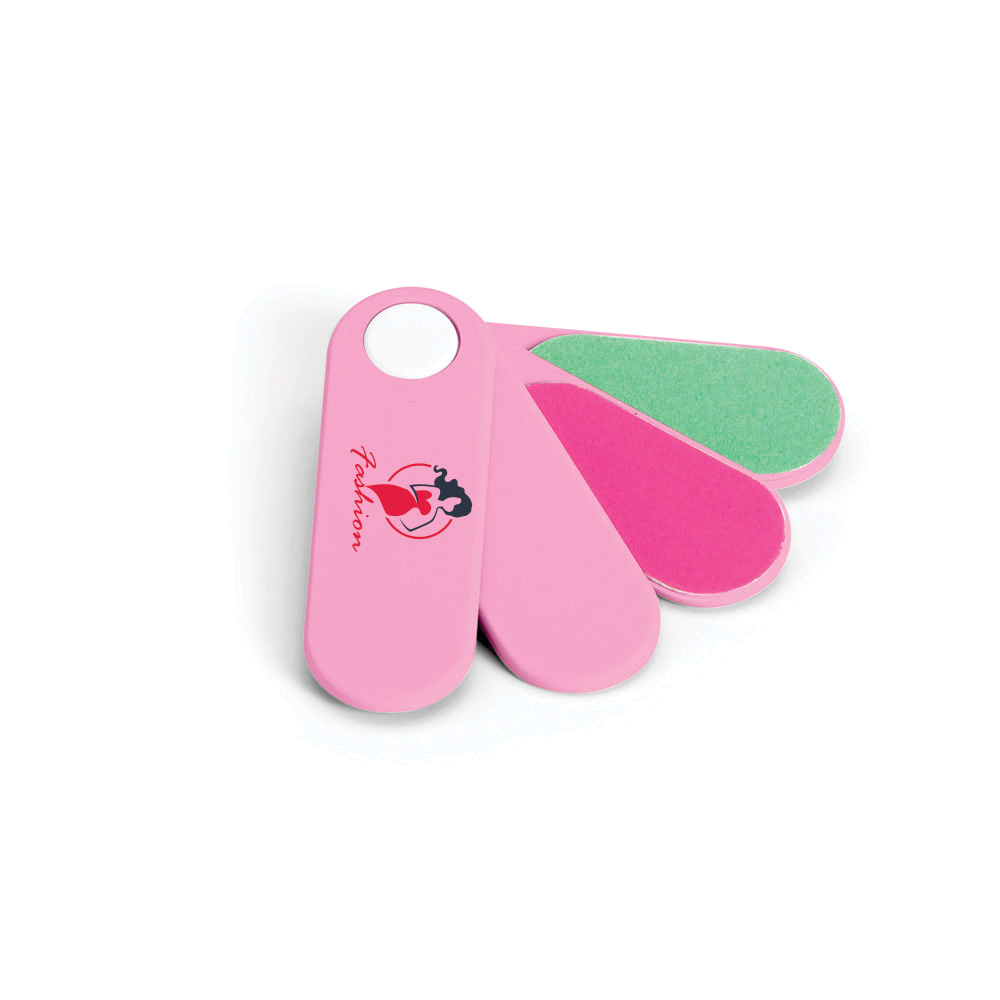 LIXAS DE UNHA QUATRO PONTAS  ROSA - GIFT1418