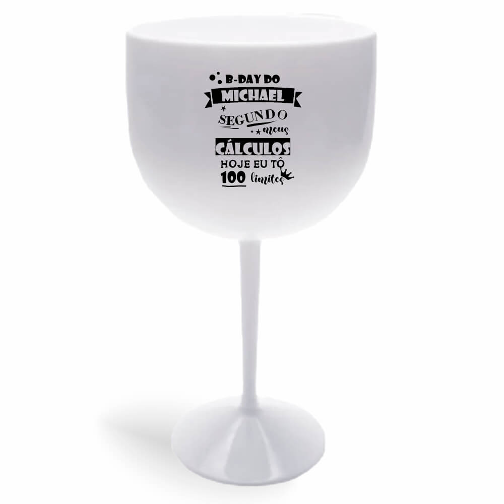 CANECA, COPOS E TAÇAS TAÇAS TAÇAS PLÁSTICAS TAÇA DE GIN 580ML IMPRESSÃO 1 COR LEITOSA BRANCA - BAUER0585