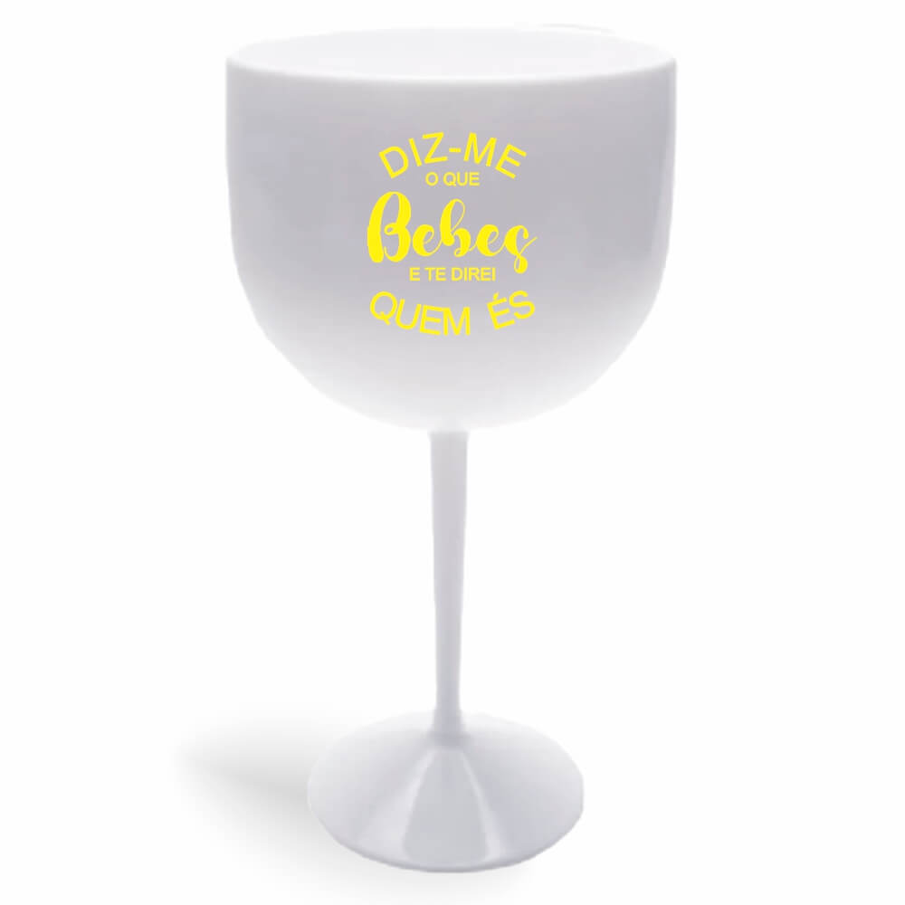 CANECA, COPOS E TAÇAS TAÇAS TAÇAS PLÁSTICAS TAÇA DE GIN 580ML IMPRESSÃO 1 COR LEITOSA BRANCA - BAUER0587